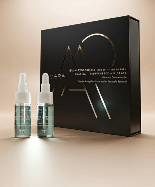 ExoBooster – 2 Ampolas Sérum Antienvelhecimento com Exossomos, PDRN e Peptídeos