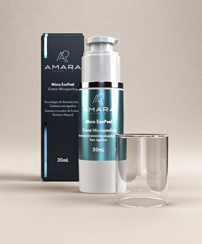 Micro ExoPeel Creme Esfoliante com Exossomos, Pdrn, Ácido Hialurônico e 11 Peptídeos