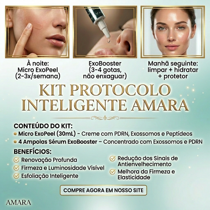Kit Protocolo Inteligente — ExoPeel + ExoBooster: O Duo que Devolve a Pele que Você Conhecia