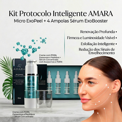 Kit Protocolo Inteligente — ExoPeel + ExoBooster: O Duo que Devolve a Pele que Você Conhecia