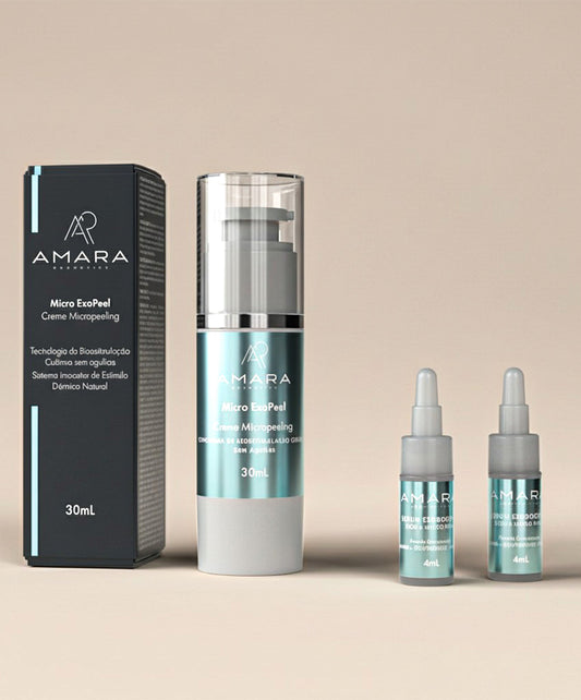 Kit Start Inteligente Micro ExoPeel Sérum em Creme e 2 ampolas Sérum ExoBooster